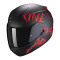 Шлем SCORPION ONEWAY EXO-390 AIR Чернокрасный Матовый